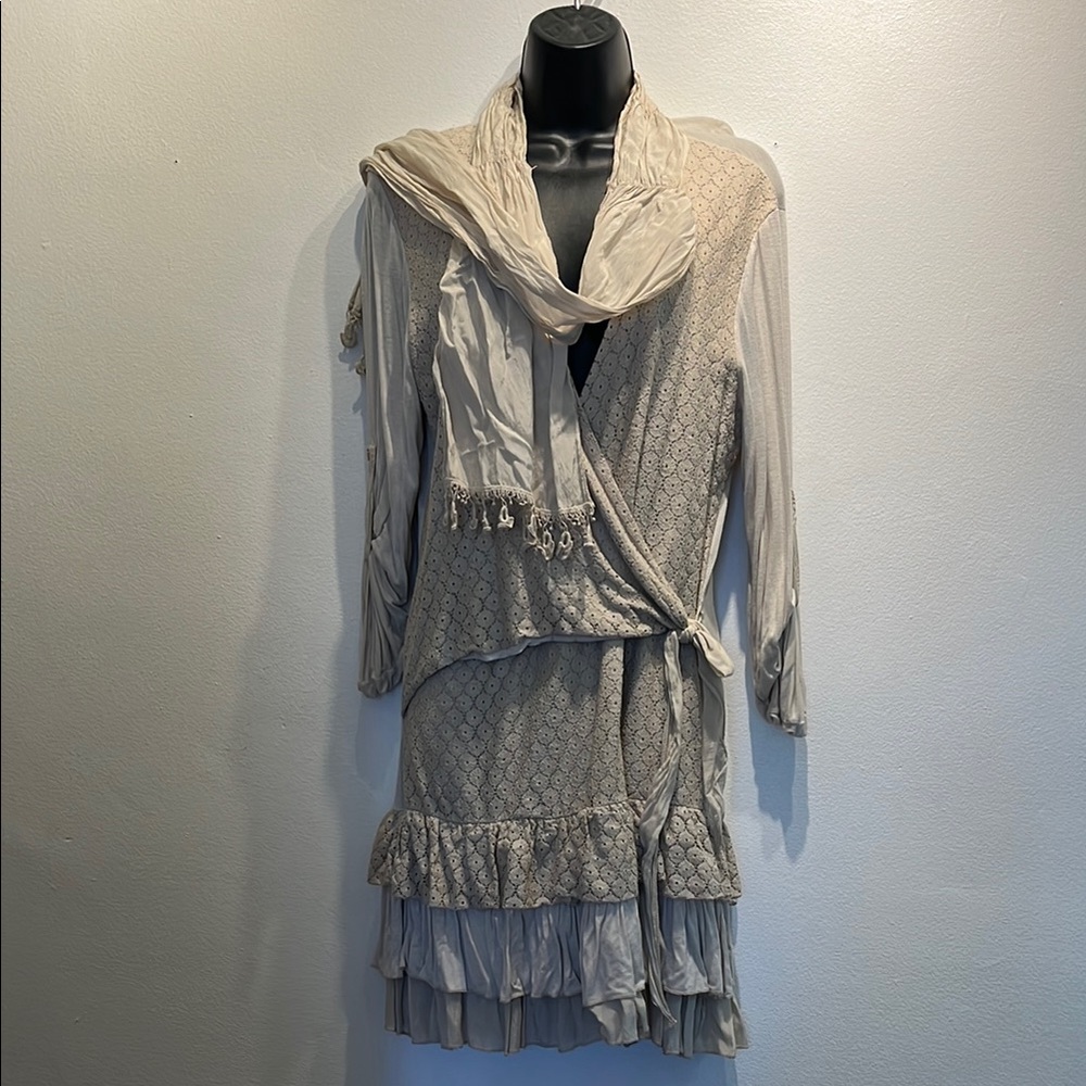 Tiziana Cervasio Cream Dress